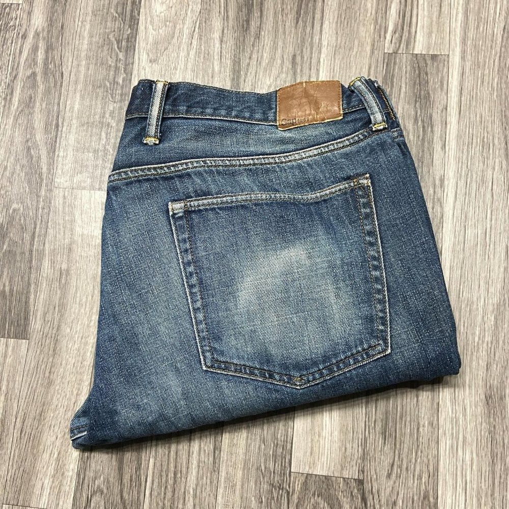 GAP Boot Cut High Rise Medium Wash Blue Denim Jeans Men's Size 40 X 32